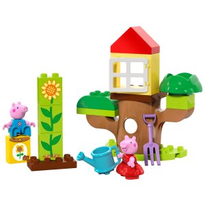 Lego小猪佩奇花园和树屋
