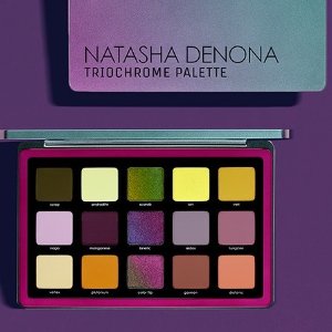 上新：Natasha Denona Triochrome 三重色眼影盘 绝美紫色偏光