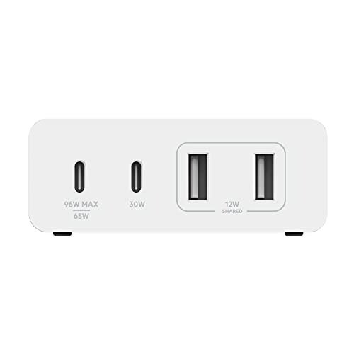 BOOSTCHARGE PRO 4-Port GaN Charger 108W, White, (WCH010auWH)