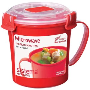 Sistema 656ml 微波炉烹饪专用 防漏汤杯 食品级别材质
