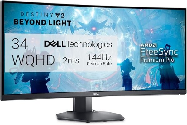  34寸 144Hz, WQHD显示器 (3440 x 1440) - S3422DWG