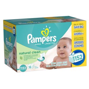 Pampers 帮宝适Natural Clean婴儿湿巾(1152 片)