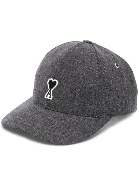 灰色logo棒球帽