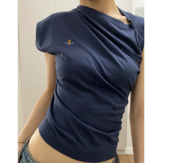 Hebo藏蓝色T恤