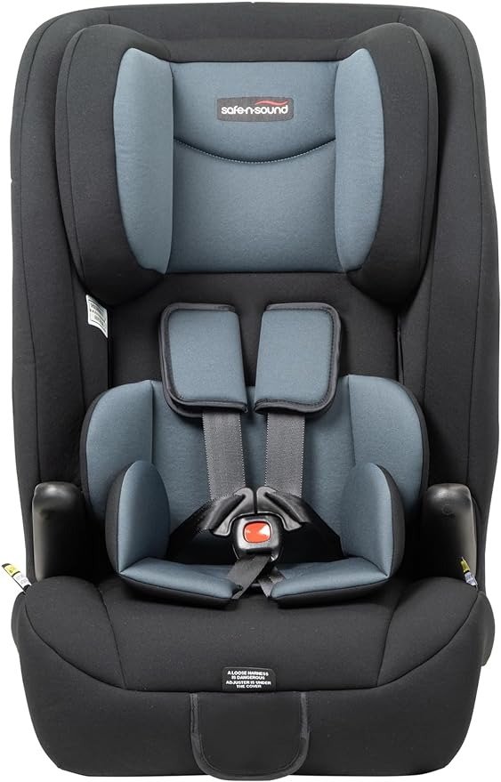 背带汽车座椅，内置背带保护，黑色/灰色，6个月- 8年(8040)