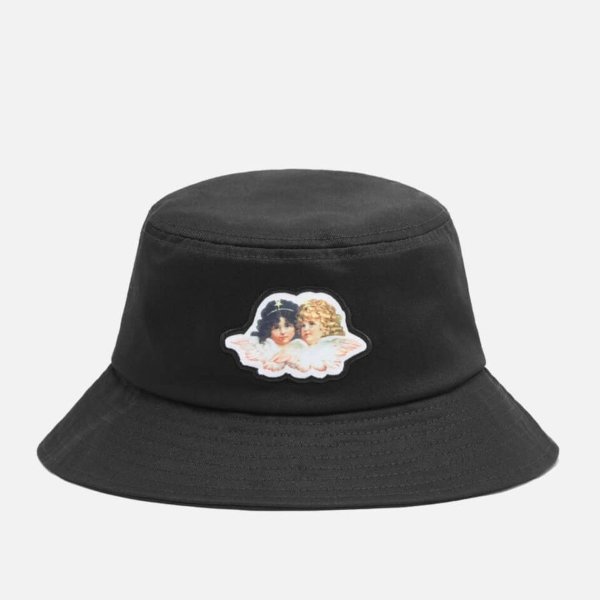 Fiorucci Icon Angels Cotton-Canvas Bucket Hat 小天使渔夫帽47.00 超