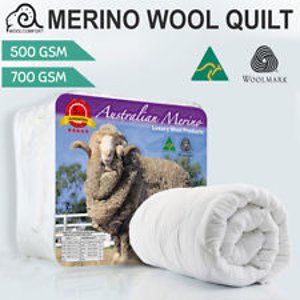 畅销单品：100% 澳洲产羊毛被  500/700GSM  多尺寸可选
