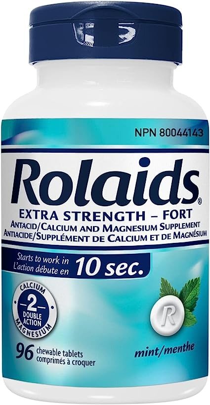 Rolaids 超强抗酸剂 薄荷味 96 片