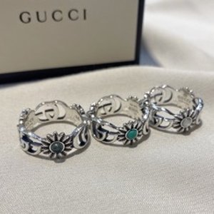 七夕送礼：Gucci 双G小雏菊系列来啦 手链、耳钉、戒指都有