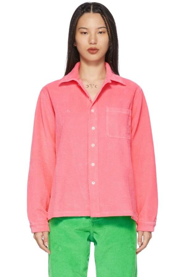 Pink Corduroy Shirt 衬衫