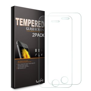 LoHii iPhone SE钢化玻璃透明保护膜 - 2片装