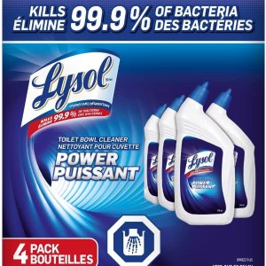 好价$2.37/个(Costco$3.62)又降：Lysol 马桶清洁剂 4个x946mL 超强清洁 杀菌99.99%