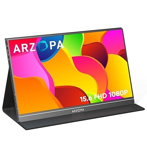 ARZOPA 15.6'' 1080P 便携显示器