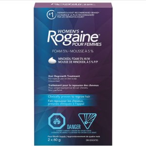 Rogaine 女明星推荐治脱秘笈 生发泡沫2罐 含5%米诺地尔