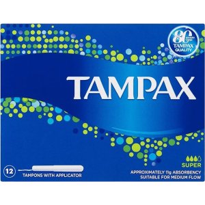 TampaxSuper 卫生棉条 12 Pack