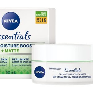 NIVEA Essentials 24H保湿哑光面霜SPF15 适合油皮、混合皮