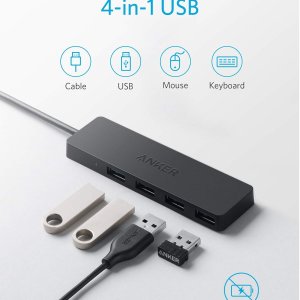 限今天：Anker 充电设备 数据线等热卖 $14收封面4合1 USB Hub