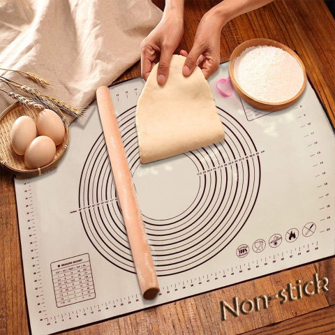 不粘面团好清洁Sinwind  硅胶烘培垫 60 x 40 cm 