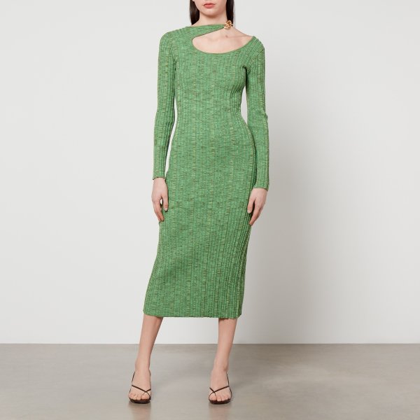 Cult 绿色针织裙