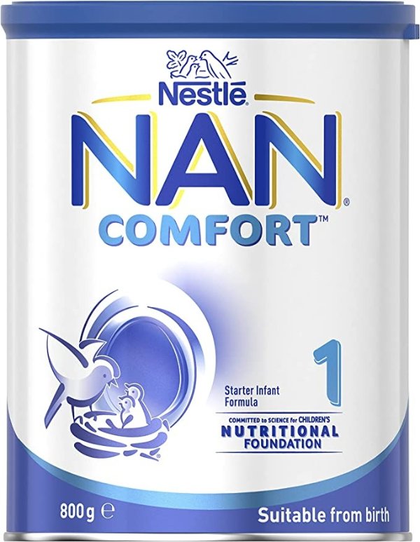 Nestle NAN COMFORT 1, Suitable From Birth Starter Baby Formula Powder – 800g