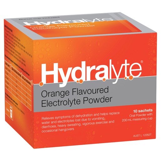 Hydralyte 橙子电解质补剂10 Pack