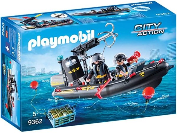 PLAYMOBIL 战术部队艇玩具套盒