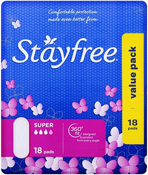 Stayfree Super No Wings 18