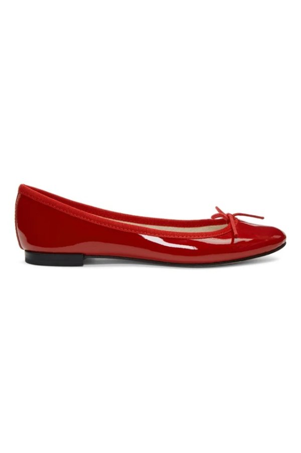 Red Patent Cendrillon 芭蕾鞋