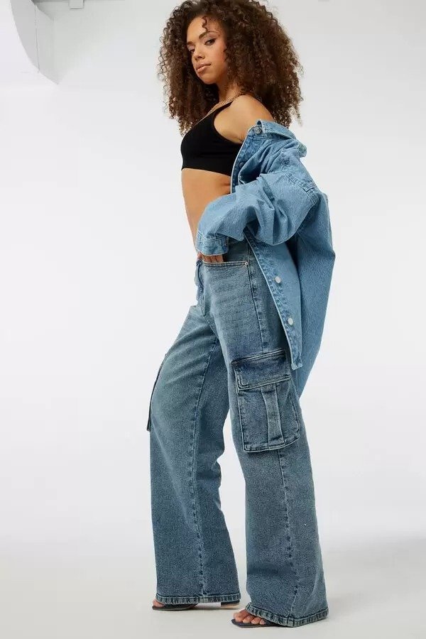 90'S 低腰工装裤
