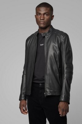 Hugo boss jackson deals leather jacket