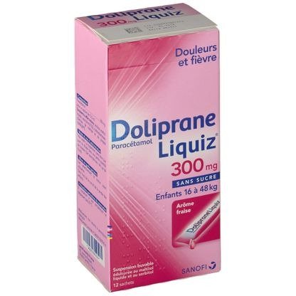 Doliprane Liquiz® 300 mg - 儿童退烧药