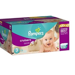 Pampers Cruisers 婴儿纸尿裤超大包装, 3- 7号