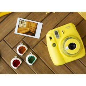 Fujifilm instax mini 9 嫩黄色 拍立得相机 5.8折特价