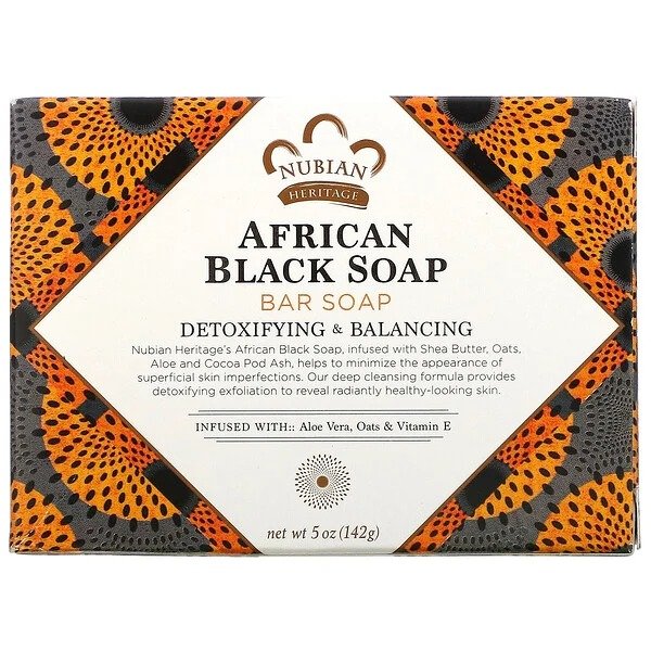 非洲沐浴黑皂 5 oz (142 g)