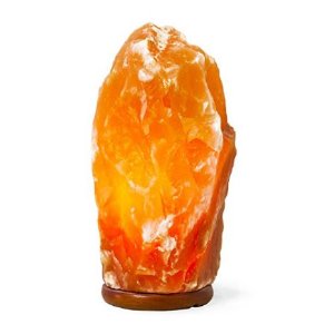 MJMA, LLC 7英寸高天然喜马拉雅水晶岩雕刻盐灯