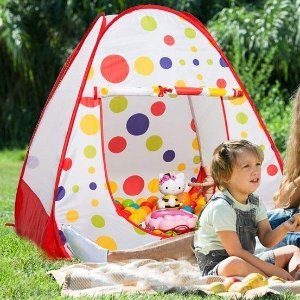 KINDEN 儿童波点帐篷，带宝宝野餐、露营必备