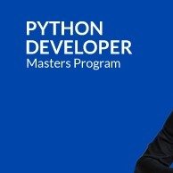 Masters in Python Programming by Edureka