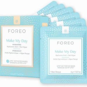 💥史低价💥：FOREO 超保湿透明质酸活性面膜7片 对抗污染抗氧化