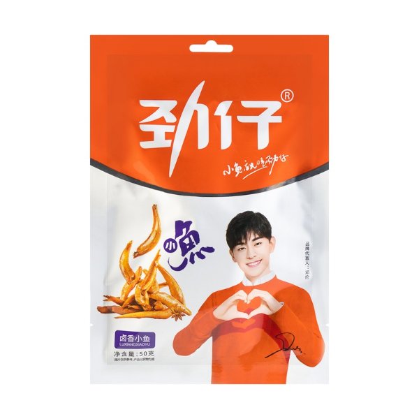 华文食品 劲仔小鱼 卤香味 50g