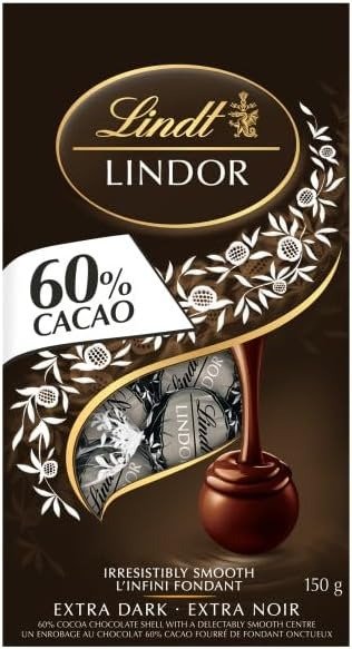Lindt LINDOR 60% 黑巧克力球 150g