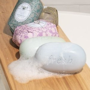 冷门但是便宜啊！Fresh精油沐浴香皂250g 买了不吃亏！
