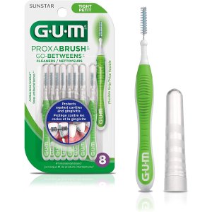GUM Proxabrush 牙缝刷 8个装 深入清洁难刷齿缝