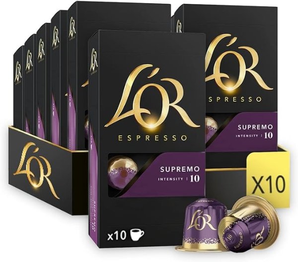 L'OR 胶囊咖啡 (10x10 Pods Pack)