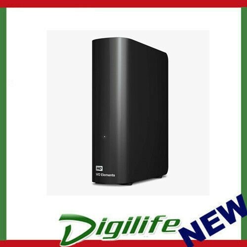 Digital WD Elements Desktop 8TB USB 3.0 3.5" External Hard Drive - Black