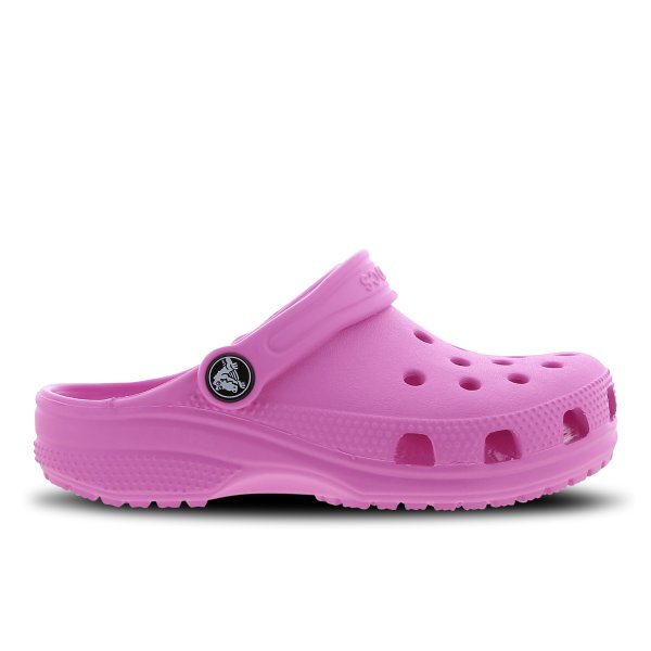 Crocs 粉色洞洞鞋