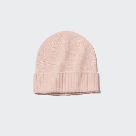 樱花粉冷帽
