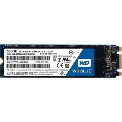 Blue 500GB M.2 2280 SSD 3D Nand PC Solid State Drive SATA IIIS500G2B0B