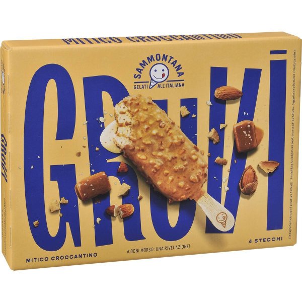 Sammontana Gruvi Almond Crunch 冰棒 4 Pack