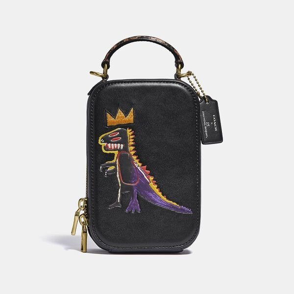 X Basquiat 皇冠小恐龙竖版相机包