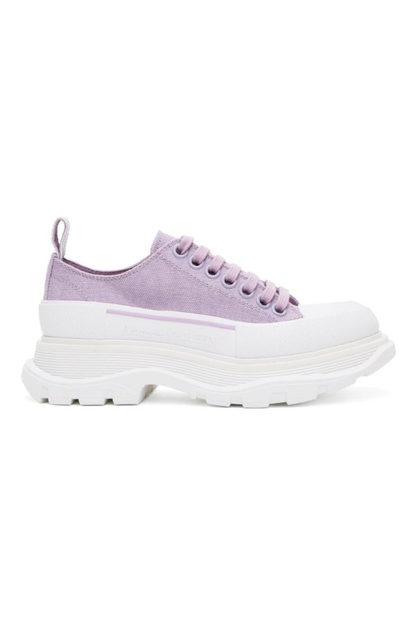 紫色厚底鞋